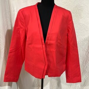 Worthington scarlet red blazer, size 16, NWT